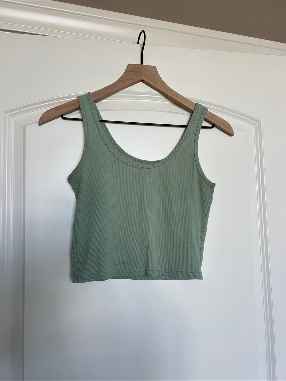 Sage green tank top